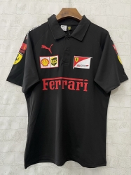 2025 26 Ferrari black F1 polo S-3XL